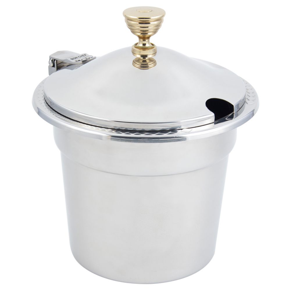 Bon Chef Laurel S/S 7.5 qt Soup Tureen w/ Hinged Cover