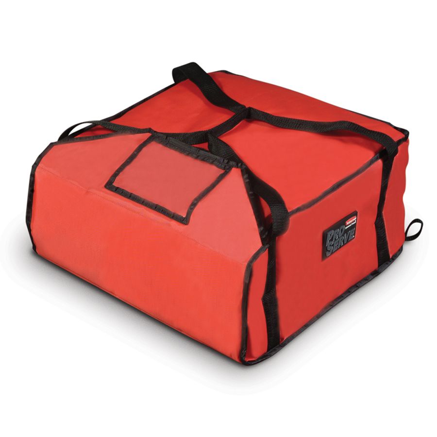 Rubbermaid PROSERVE&reg; Medium Red Pizza Delivery Bag