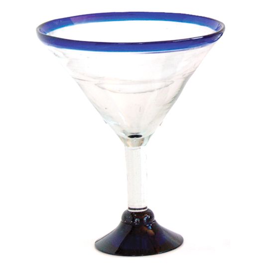 Jumbo Cobalt 35 oz Margarita Glass