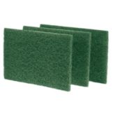 Green Scouring Pad, 10/Box