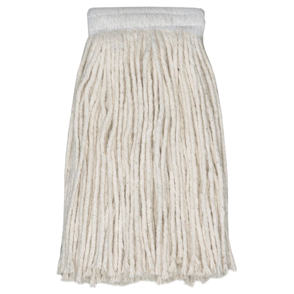 Continental Stinger 24 oz White Wide Band Cotton Cut End Mop Head