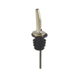 Spill-Stop Chrome Tapered Pourer with Plastic Vent