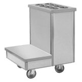 Randell&reg; 30" Stainless Steel Tray and Silverware Dispenser