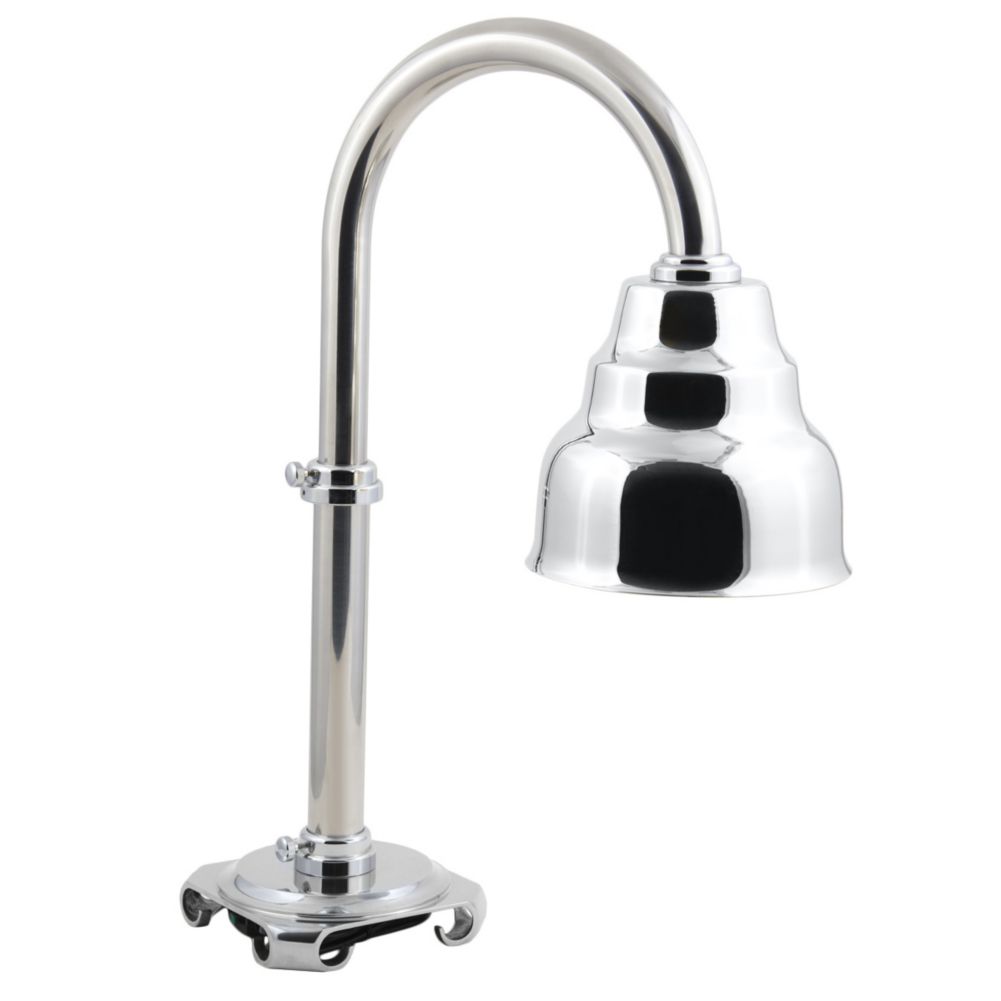 Bon Chef Chrome Plated Adjustable Height Portable Heat Lamp