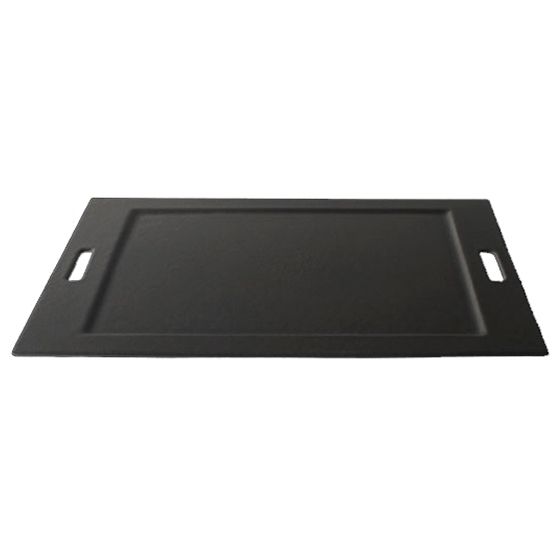 Bugambilia Extra Large Rectangular Tray w/ Handles, Black