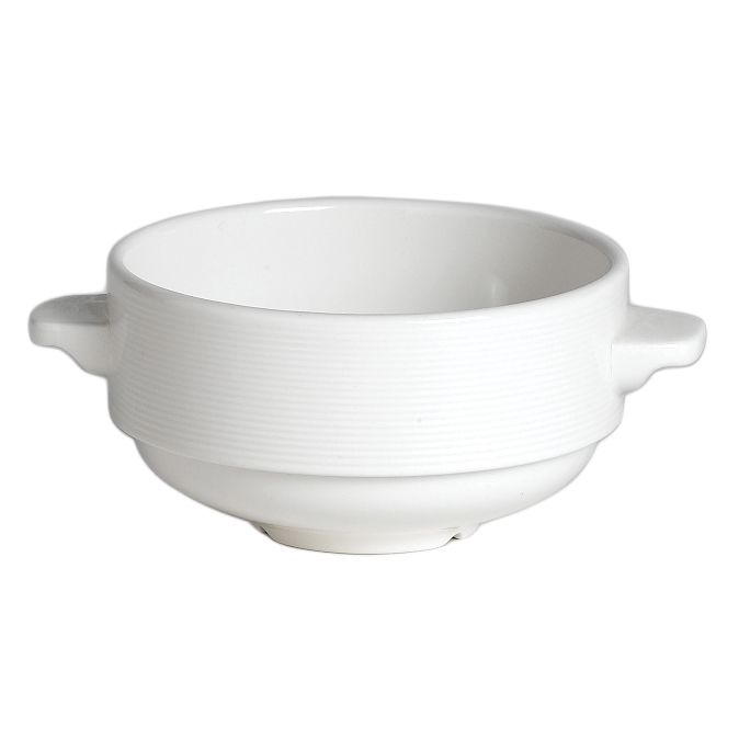Steelite Distinction Juliette 9.5 Oz Stacking Soup Bowl w/ Lug Handles