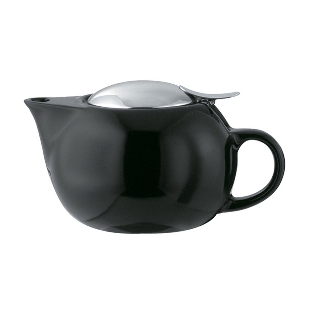Service Ideas Black Ceramic .3 liter Teapot
