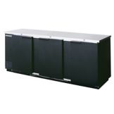 Beverage-Air 95" Black Refrigerated Backbar Storage Cabinet