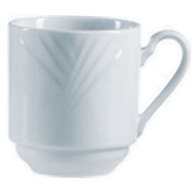 Cardinal Arcoroc Horizon Porcelain 10 Oz. Coffee Mug