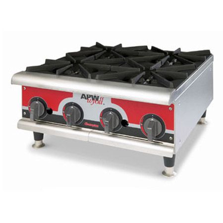 APW Wyott Champion Gas Hot Plate Standard Series, Export, GHP-4H-CE