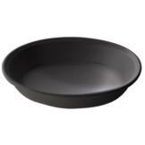 Bugambilia Black Resin Coated 135.2 Oz Oval Buffet Casserole Dish
