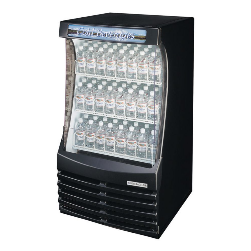 Beverage-Air 29.75" Black Breeze Open Display Case