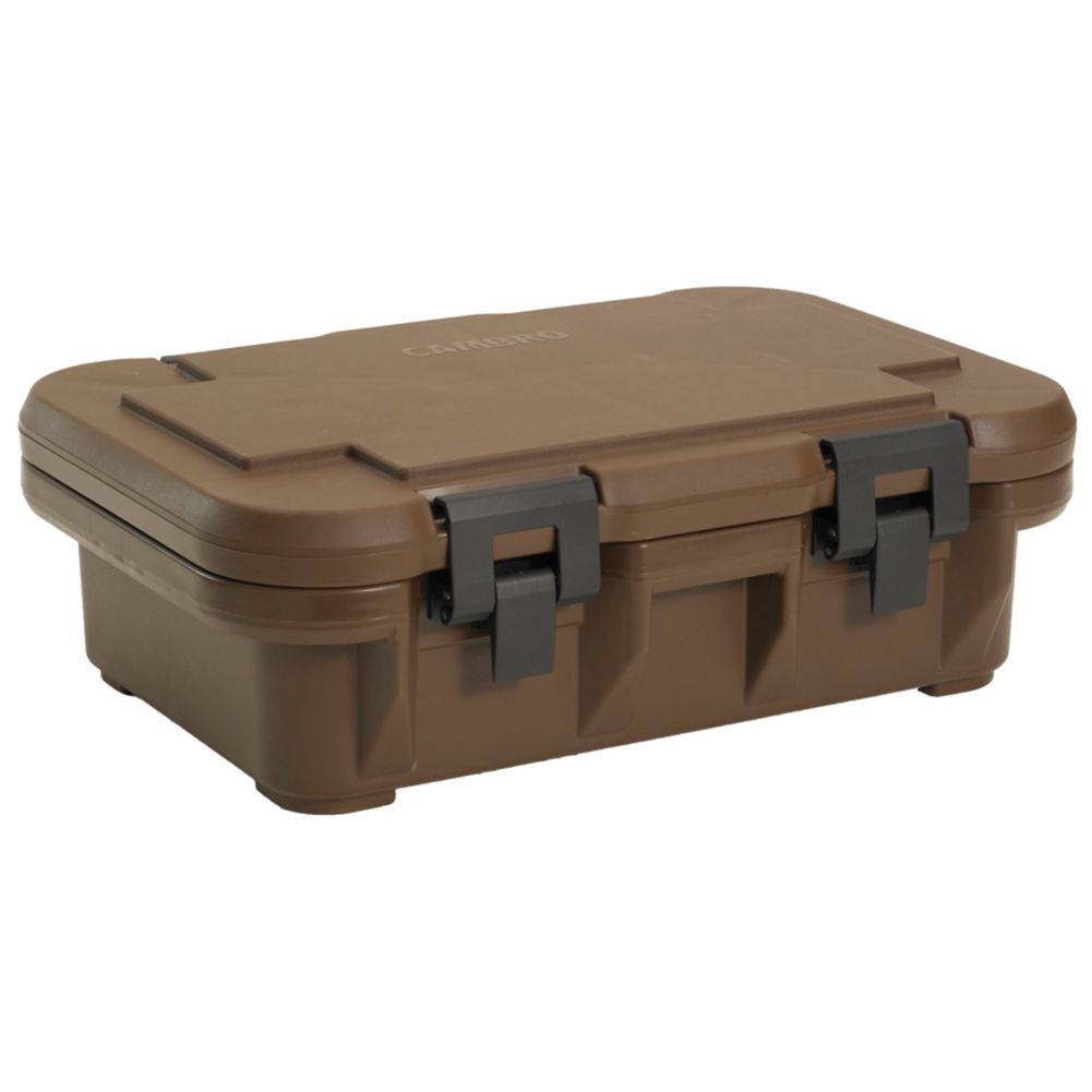 S-Series Dark Brown Food Pan Carrier for (1) 4" Deep Food Pan