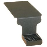 Cal-Mil&reg; Black Rectangle Plastic Drip Minder Drip Tray