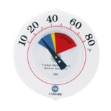 Comark Cooler Wall Thermometer, 6" Diameter