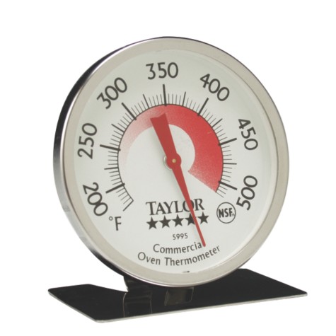 Taylor Precision 5995N Commercial 200 - 500°F Oven Thermometer