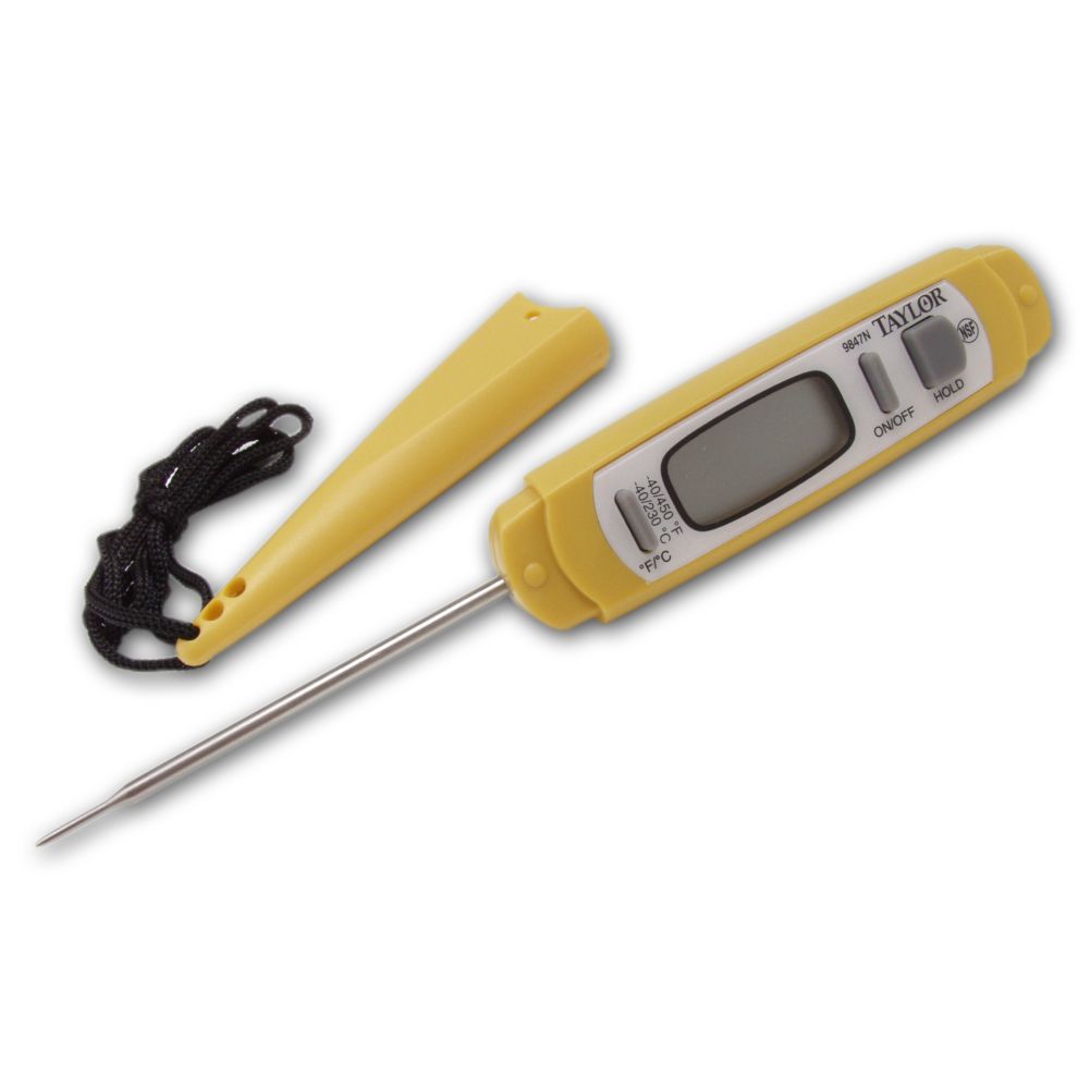 Taylor&reg; 5* Commercial Waterproof Digital Pocket Thermometer