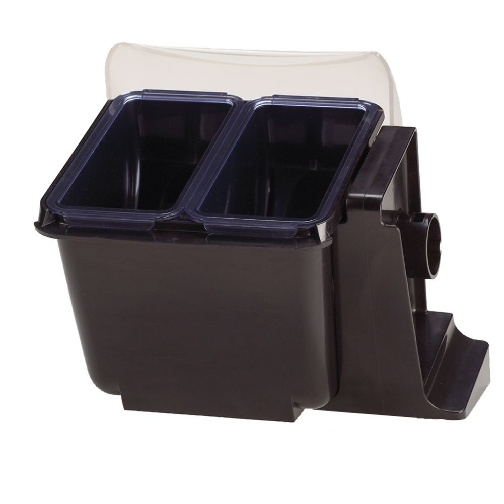 San Jamar&reg; Mini Dome&reg; 3-Pint Garnish Center