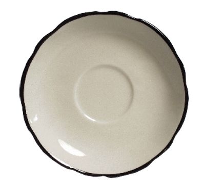 Tuxton 5-1/2" Saucer, Shell Series, American White