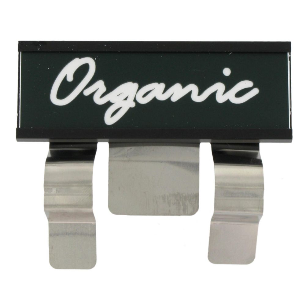 Hunter Green "Organic" Tag w/ Black Holder