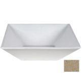 Bugambilia Deep Square Buffet Bowl, Granite Sand, 101 oz
