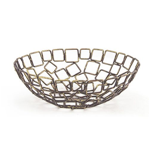 Front Of The House&reg; 8" Coppered Linked Bowl