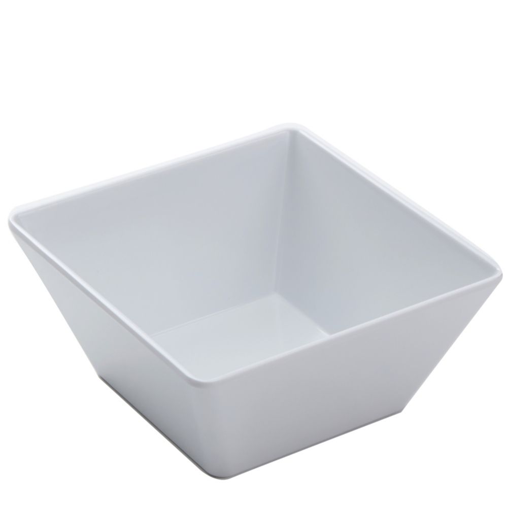 American Metalcraft White Melamine 58 Oz Square Bowl