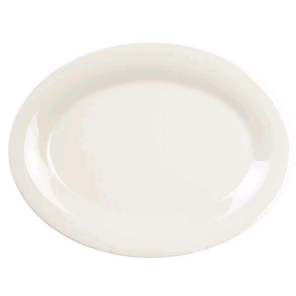 Ivory Oval Platter 12X9