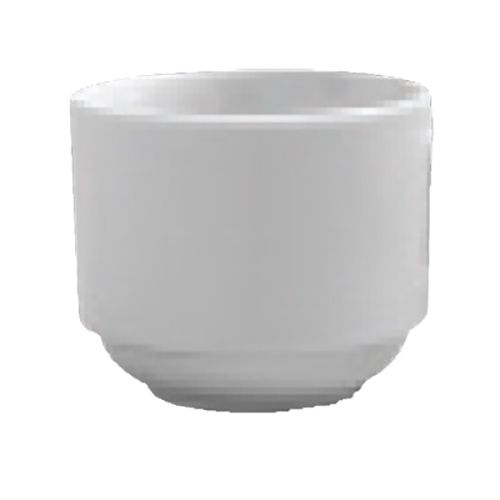 Steelite Varick Cafe White Porcelain 7 Oz Stacking Bouillon Bowl