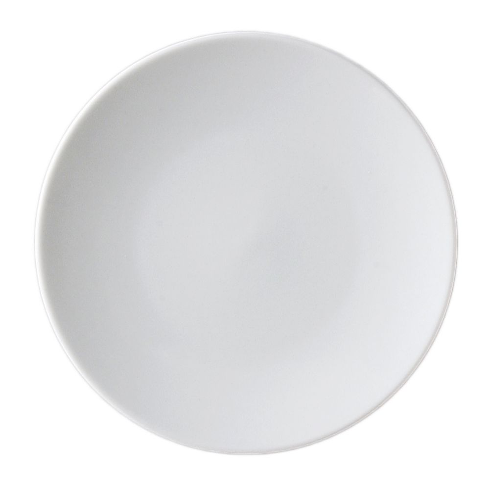 Vertex&reg; China Ventana Collection White 6" Round Coupe Plate