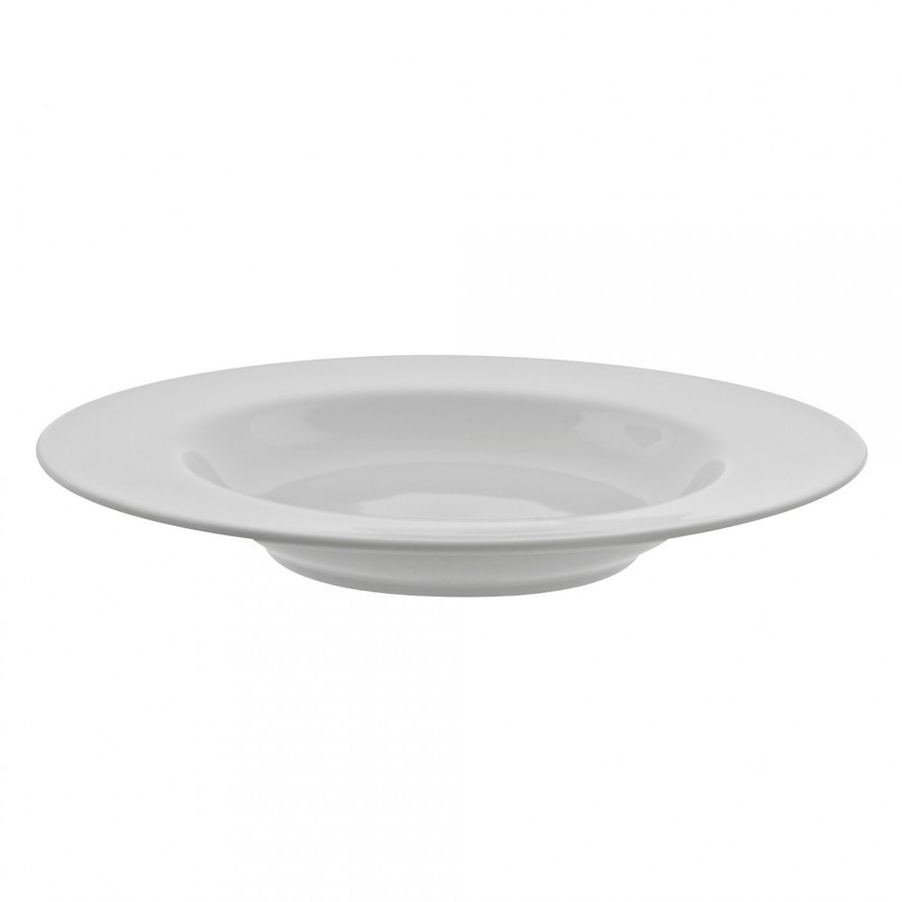 10 Strawberry Street Classic White 12" Rimmed Soup Bowl