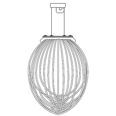 Berkel Wire Whip for FMS20 Mixer 12 Quart Mixing Bowls