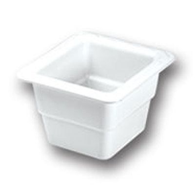 Hall&reg; China  Bright White Sixth Deep Food Pan