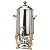 Eastern Tabletop 3 Gallon Lion Head Coffee Urn with Brass Accents