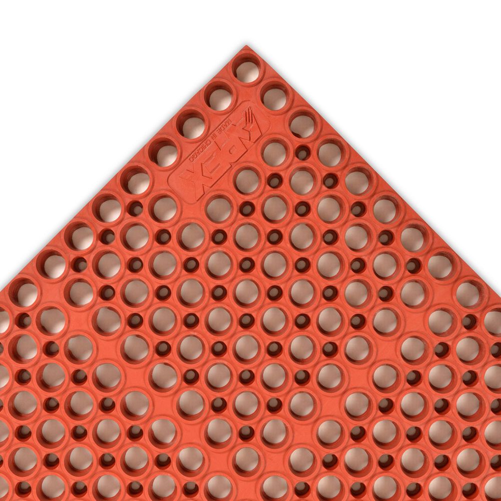 NoTrax&reg; Red San-Eze II&reg; Greaseproof Mat