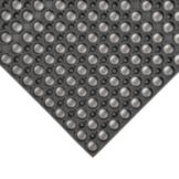NoTrax&reg; Black 3' x 5' Tek-Tough&reg; Mat
