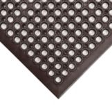 NoTrax&reg; Black Grease-Resistant Tek-Tough Jr&reg; Mat