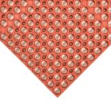 NoTrax&reg; Red 3' x 5' Tek Tough&reg; Mat