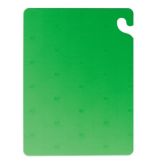 San Jamar&reg; Cut-N-Carry&reg; Green 18" x 24" Cutting Board