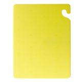 San Jamar&reg; Cut-N-Carry&reg; Yellow 15" x 20" Cutting Board