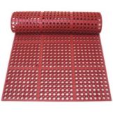 Tomlinson C-Kure&reg; 3'x5'x&frac12; Red Heavy Duty Greaseproof Mat