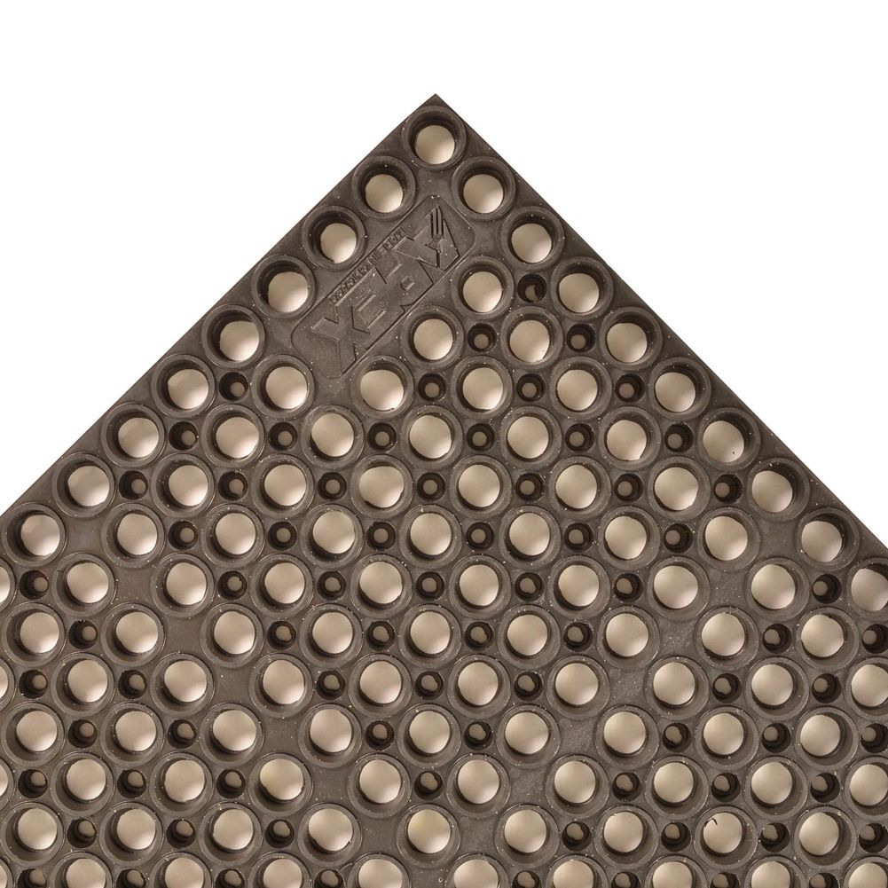 NoTrax&reg; Brown 58-1/2" x 39" San-Eze&reg; Mat