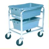 Win Holt&reg; S/S Double Mobile Lug Cart