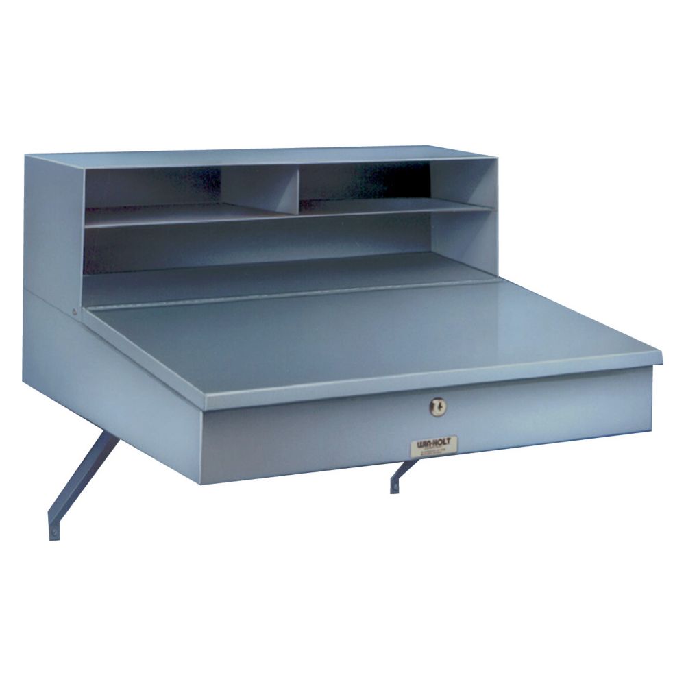 Win Holt&reg; Steel Wall Mount Receiving Desk