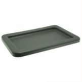 Win Holt&reg; Polyethylene Gray Lug Lid