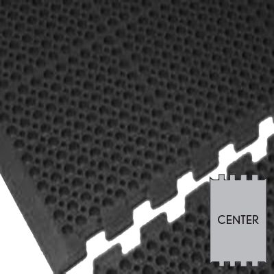 Black Duralok Center Mat, 39" x 62"