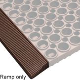NoTrax&reg; Brown Attachable Ramp