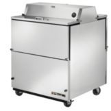 True&reg; Dual Side S/S 13.8 Cu Ft Milk Cooler w/ Aluminum Interior