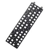 San Jamar&reg; Black Versa-Mat&reg; Strips&trade; 3.5"x12"