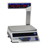 Globe Food Price Computing Scale w/ Display Tower and LCD Display